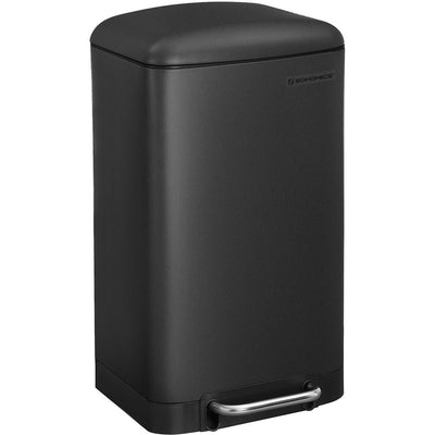 30L Matte Black Kitchen Bin Songmics