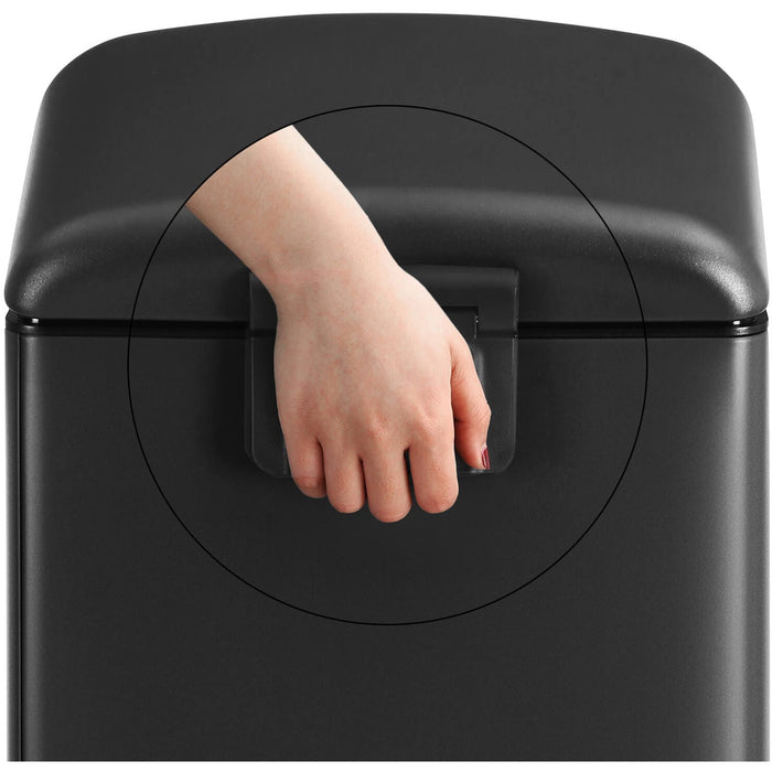 Stylish Black Kitchen Bin, Inner Bucket