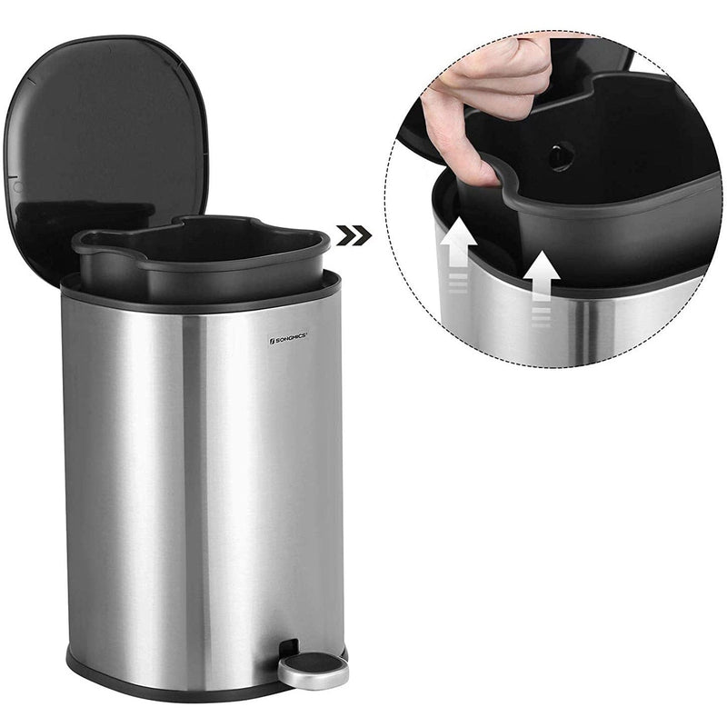 5L Pedal Bin With Soft Close Lid by Songmics