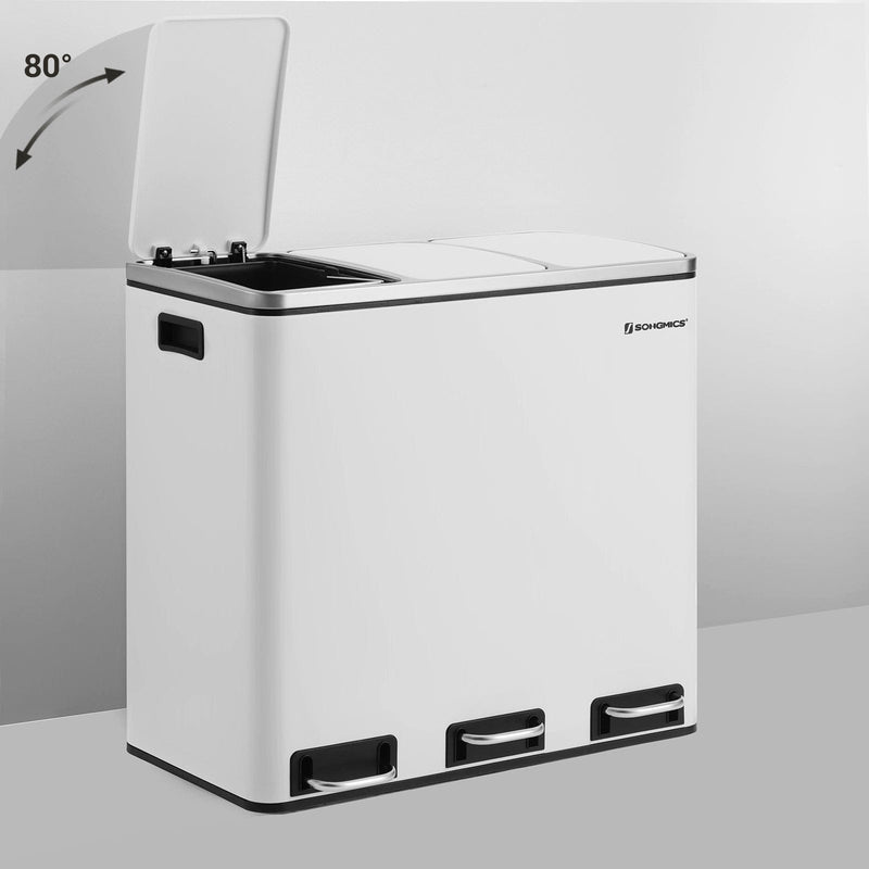 3 Compartment Kitchen Bin by Songmics