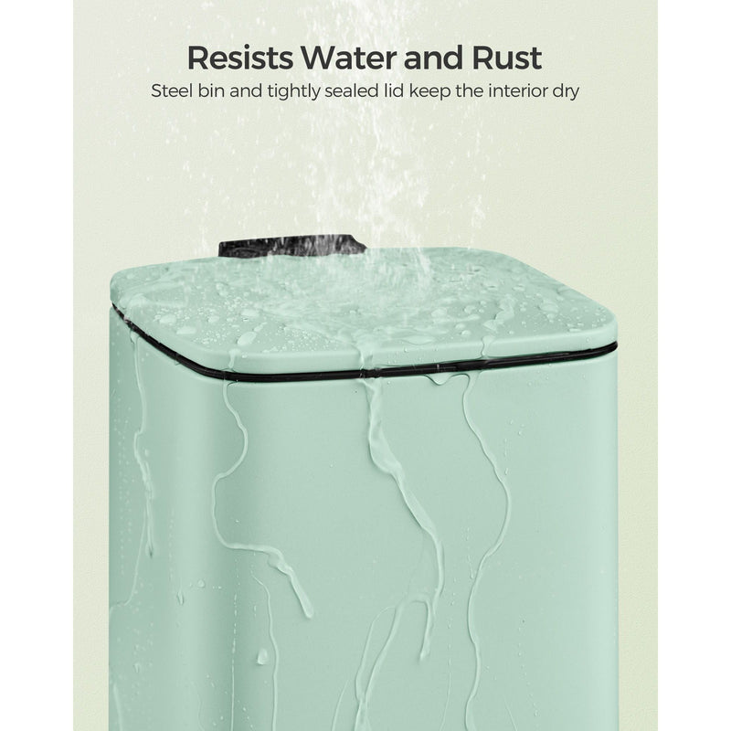 Songmics Small Pedal Bin for Bathroom, 8L