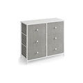 Songmics Fabric Chest of 6 Drawers Songmics