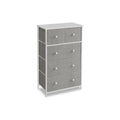 5 Drawer Chest of Fabric Drawers by Songmics Songmics