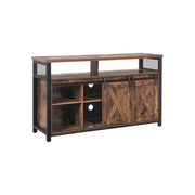 Vasagle Industrial Style TV Cabinet With Sliding Barn Style Doors