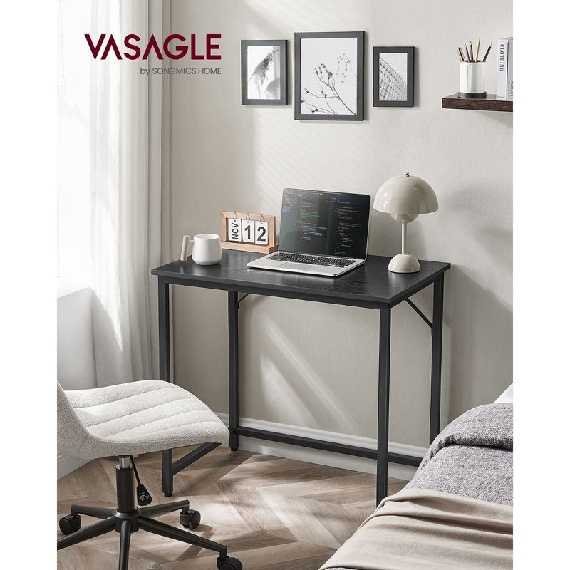 Vasagle Small Black Computer Desk For Home Office