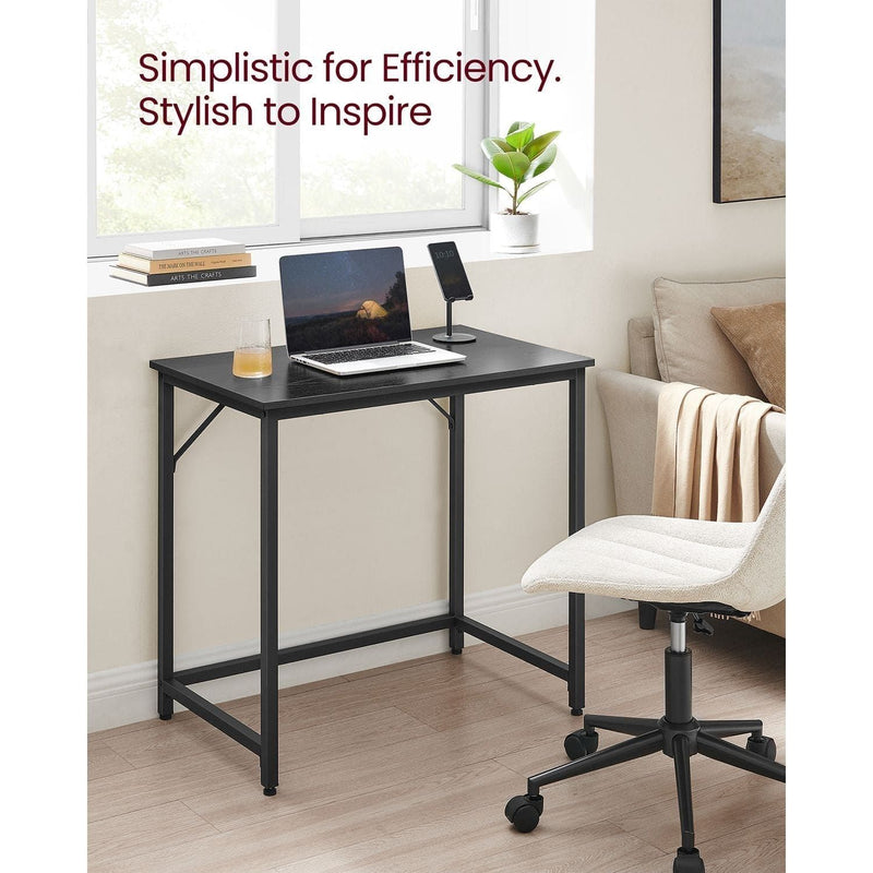 Vasagle Small Black Computer Desk For Home Office