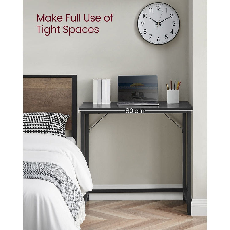 Vasagle Small Black Computer Desk For Home Office