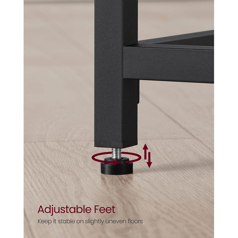 Vasagle Small Home Office Desk 100cm, Black