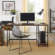 Vasagle Industrial Home Office Desk With Shelves 140cm Wide