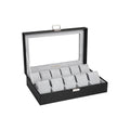 8 Watch Box Black Songmics