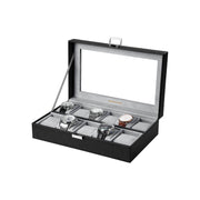 8 Watch Box Black Songmics