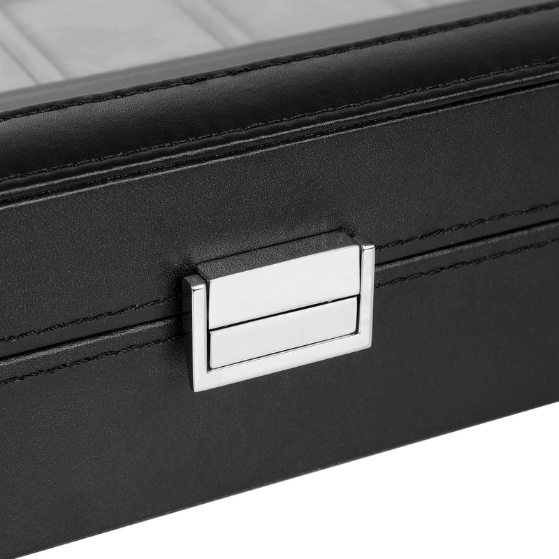 8 Watch Box Black Songmics