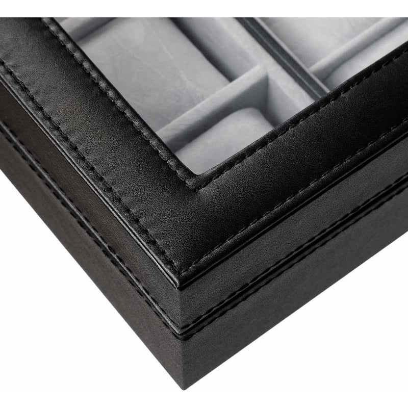 8 Watch Box Black Songmics