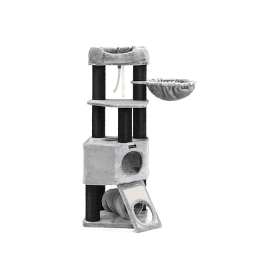 Feandrea Large Tower Cat Tree, Light Grey