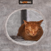 Feandrea Large Tower Cat Tree, Light Grey