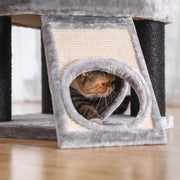 Feandrea Large Tower Cat Tree, Light Grey