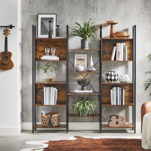 Image of a Large Industrial Bookshelf by Vasagle