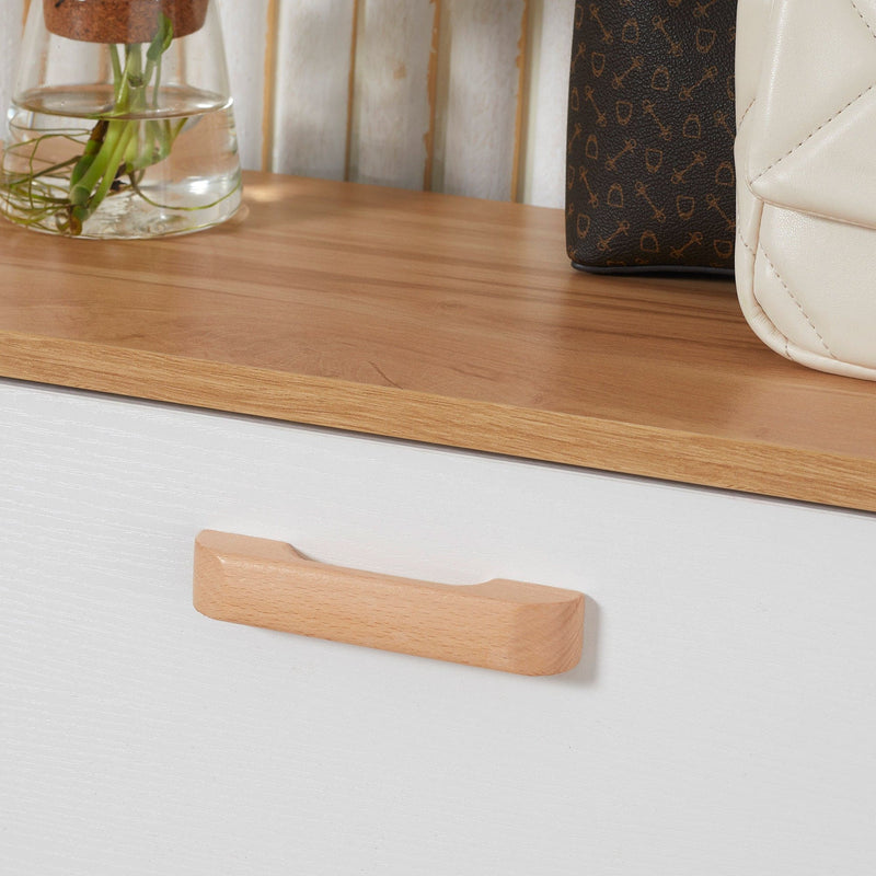 HOMCOM Slim Shoe Cabinet for Hallway