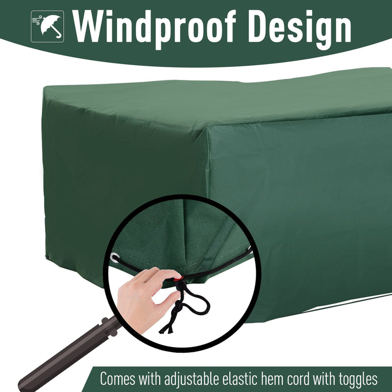 Waterproof Outdoor Garden Furniture Cover, 245 x 165 x 55cm