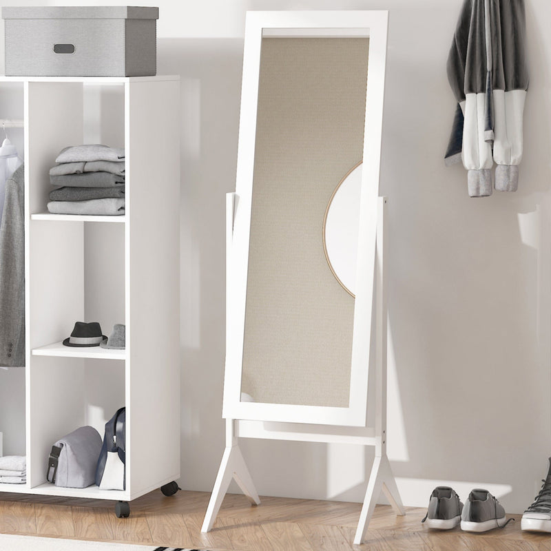 Freestanding Dressing Mirror, Adjustable Angle, 148x47cm