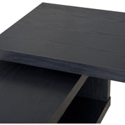 360° Rotating L Shaped Computer Desk With Shelves, Black Homcom