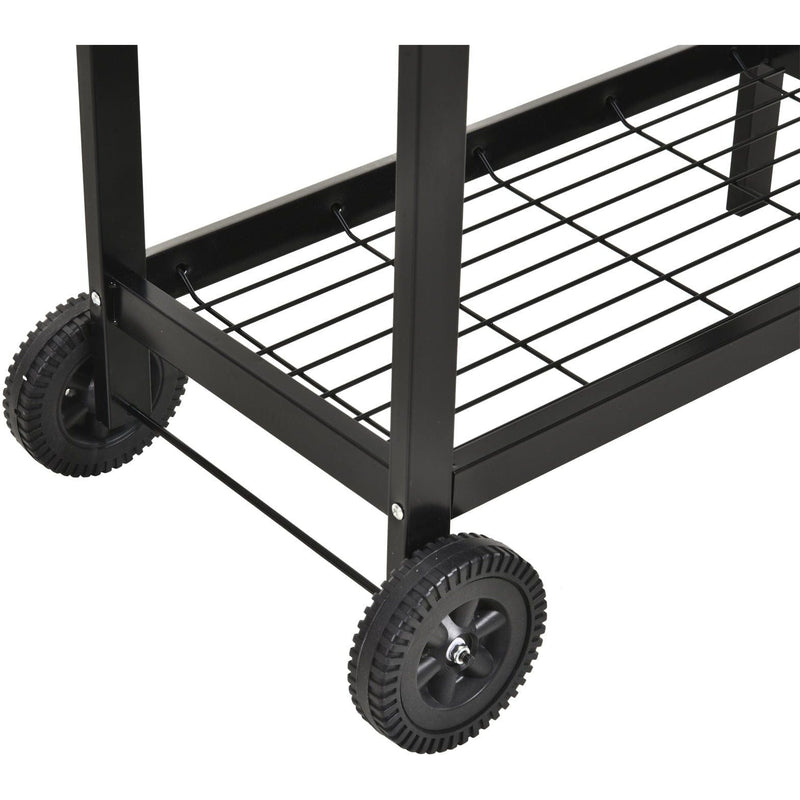 Half Barrel Barbecue, Large Grill Area