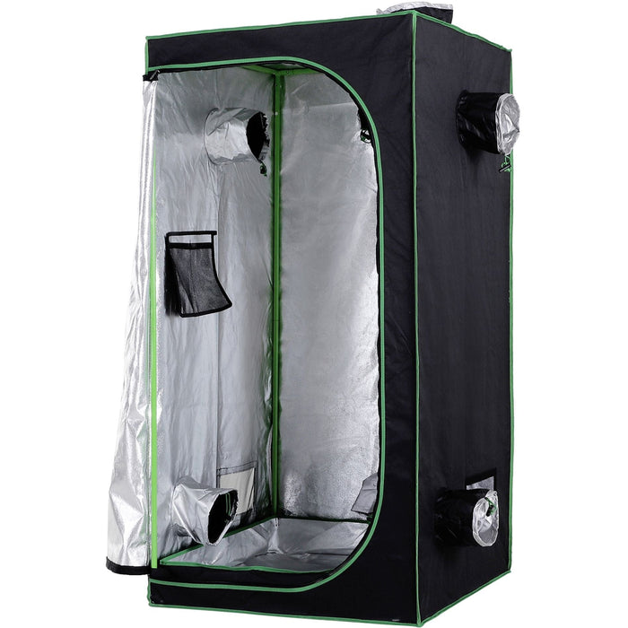 Hydroponic Grow Tent, Window, Tool Bag, 80Lx80Wx160H cm