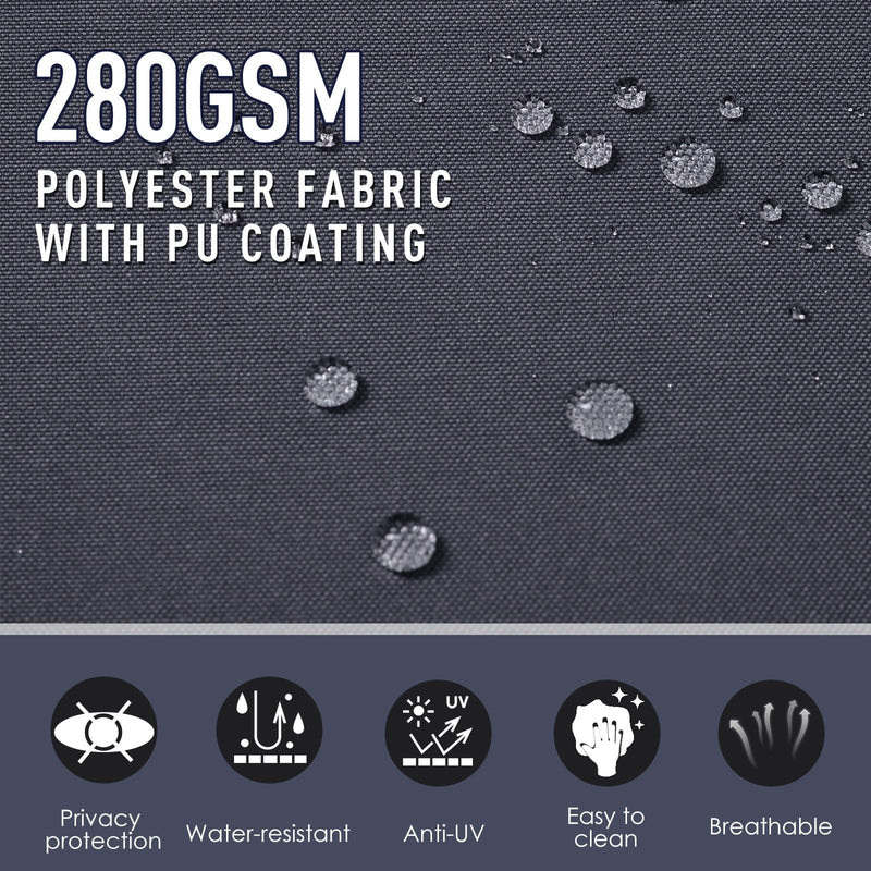 Double Pull Out Side Awning, 6 x 1.6m