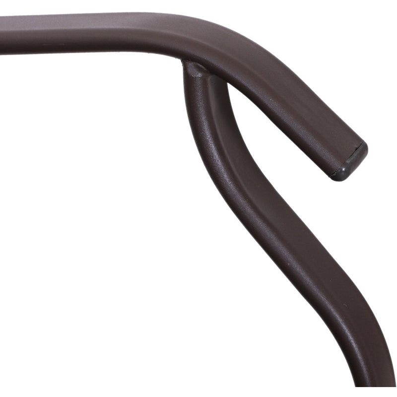 Bistro Set With Glider Chairs, Black