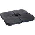 60kg Cantilever Parasol Weights, Black Outsunny