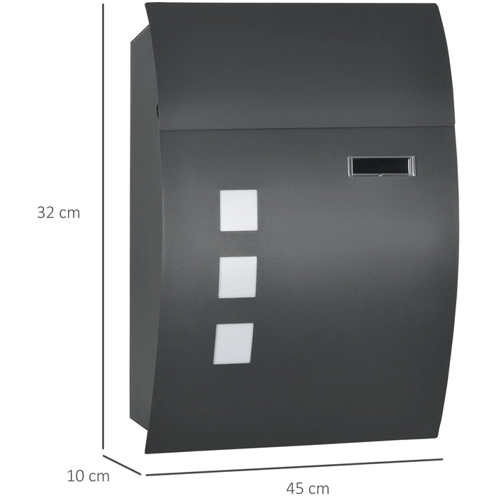 Contemporary Wall Mounted Post Box