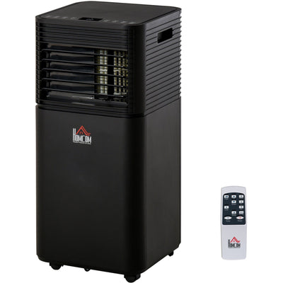 8000 BTU Portable AC w/ Remote, LED, 24Hr Timer Homcom