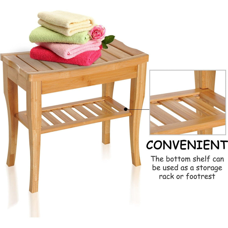 Bamboo Shower Bench