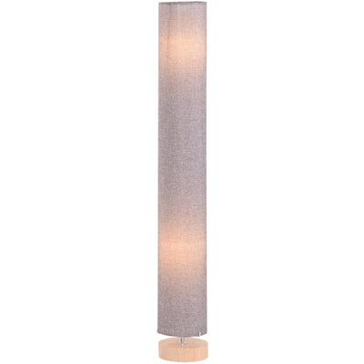 Modern Floor Lamp, 47-Inch, Fabric Linen Shade Homcom