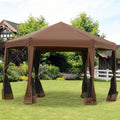 Hexagonal Pop Up Gazebo With Sides, Travel Case, 3.2m Outsunny