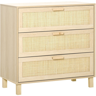 BOHO 3 Drawer Storage Unit Homcom