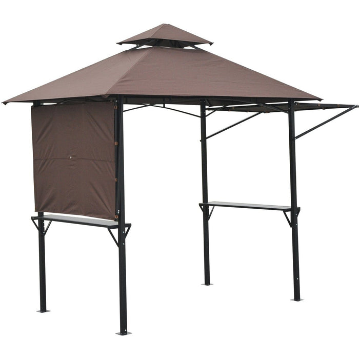 BBQ Gazebo With Shevles, Coffee