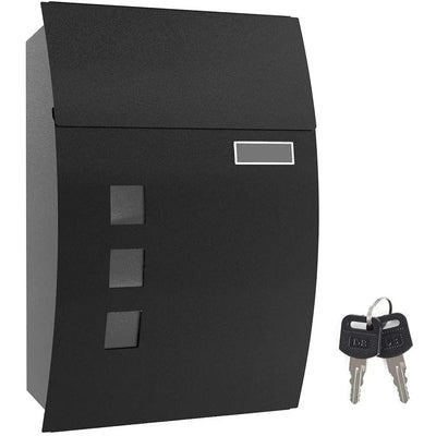 Wall Mounted Lockable Letter Box with View Window by Songmics SONGMICS