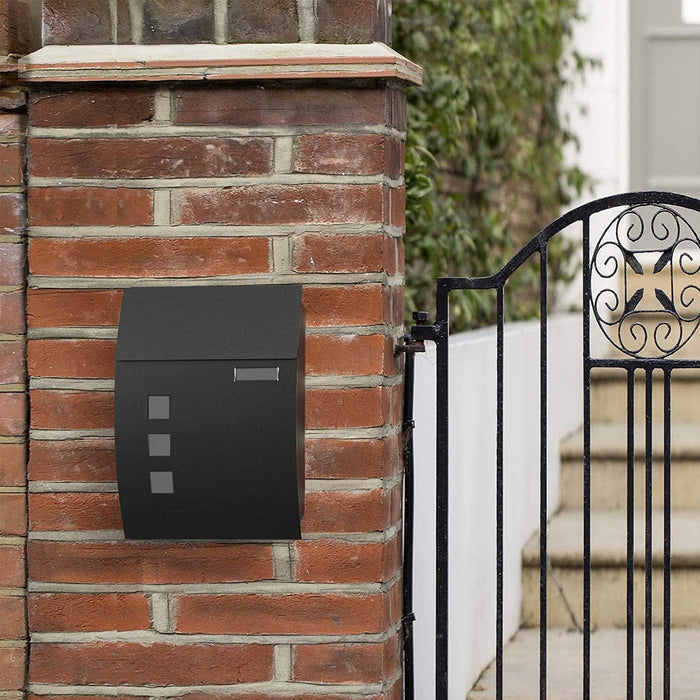 Wall Mounted Lockable Letter Box with View Window