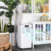 8000 BTU Portable AC w/ Remote, LED Display, Timer Homcom