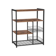 Vasagle Industrial Style Kitchen Storage Shelves - Keep your kitchen safe and organised