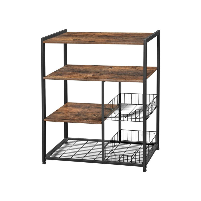 Vasagle Industrial Style Kitchen Storage Shelves - Keep your kitchen safe and organised