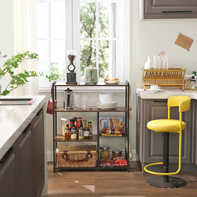 Vasagle Industrial Style Kitchen Storage Shelves - Keep your kitchen safe and organised