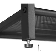 Vasagle Industrial Entryway Shoe Bench With 2 Mesh Shelves