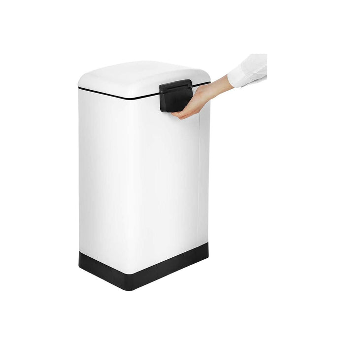 Songmics 30L White Kitchen Bin