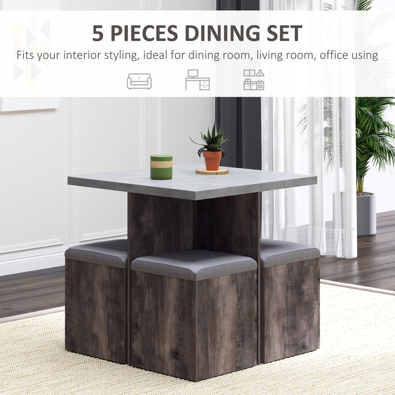 Dining Table and Stools - Indoor/Outdoor