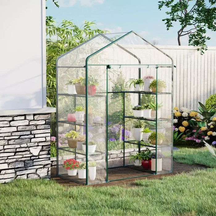 Mini Grow House Greenhouse With Transparent Cover