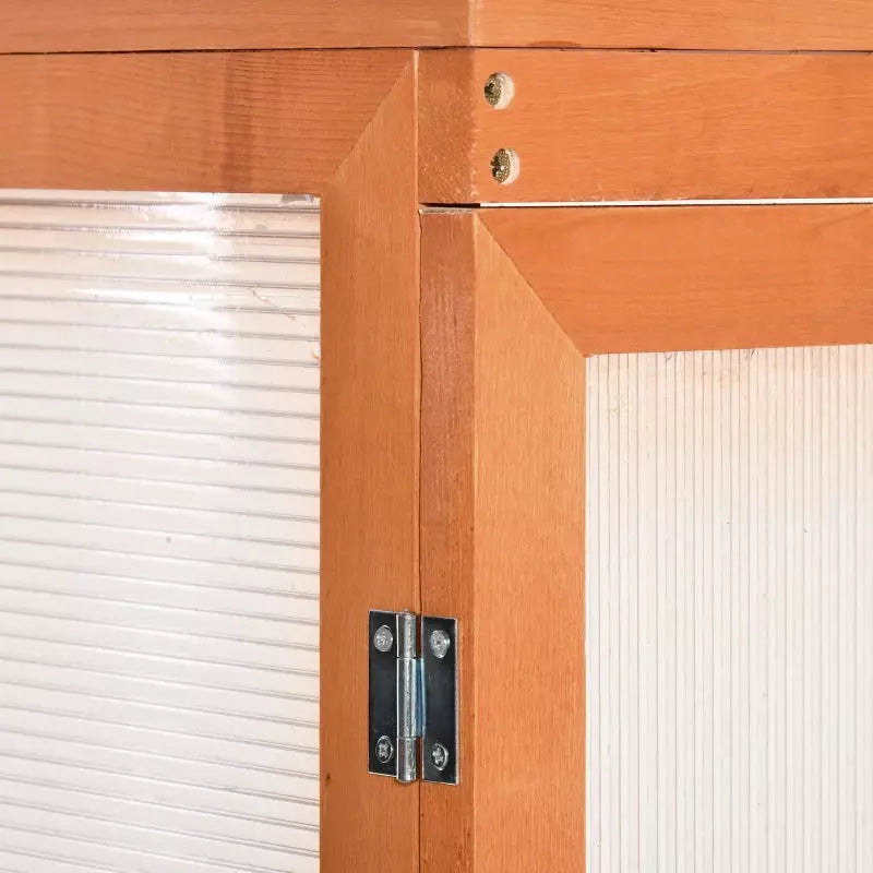 Small Wooden Greenhouse, Cold Frame, 3-Tier, 58 x 44 x 78cm