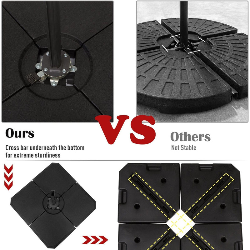 Heavy Duty Parasol Base - 120kg Outsunny