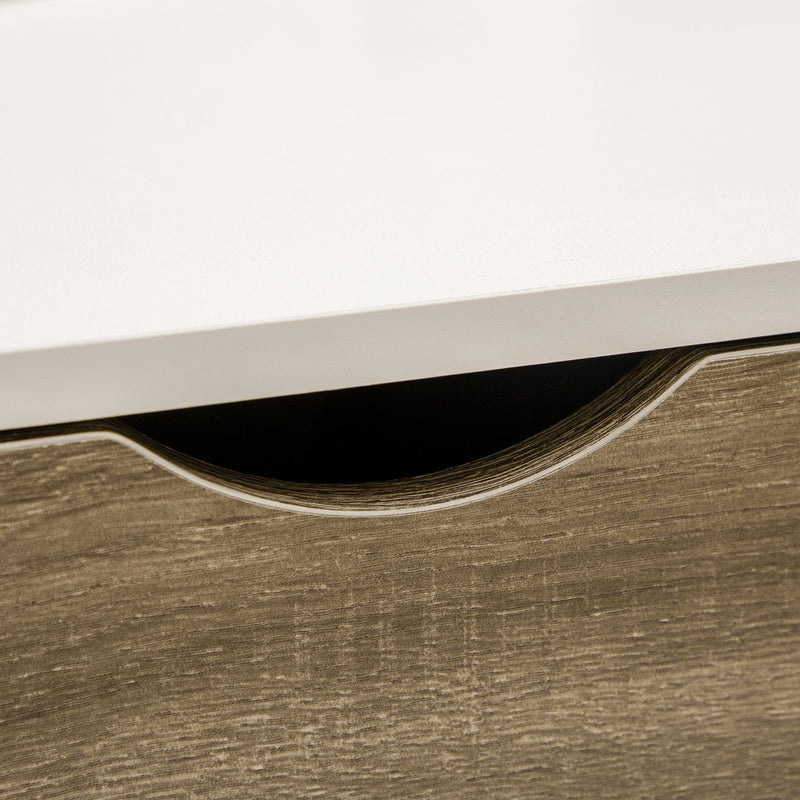 White Rectangular Coffee Table With Storage